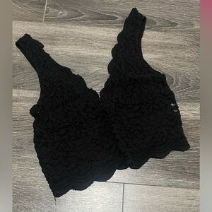 black lace top